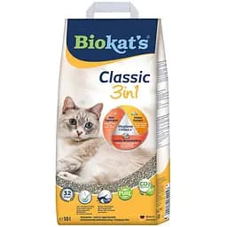 Наповнювач туалета для котів Biokat's Classic 3in1 10 л бентонітовий - мініатюра 2