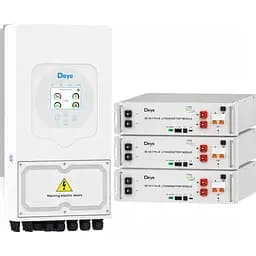 Система зберігання енергії Deye SUN-8K-SG05LP1-EU 8kW + 3 АКБ SE-G5.1 Pro-B 15.3 kWh (51.2V/100Ah/5120Wh) [159363]