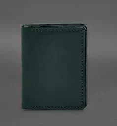 Кожаная обложка для водительского удостоверения, ID и пластиковых карт 2.1 зеленая