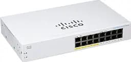 Комутатор мережевий Cisco CBS110-16PP-EU