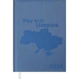 Щоденник датований Buromax Free 2024 A5 блакитний (BM.2166-14)