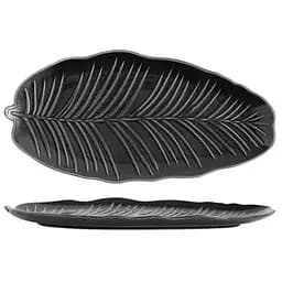 Блюдо Limited Edition LEAF BLACK 30 x 16.8 см (B010751)