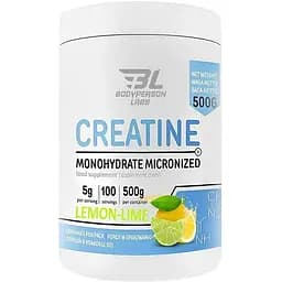 Креатин моногідрат Bodyperson Labs Creatine monohydrate Lemon Lime 500 г