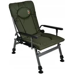 Крісло коропове рибальське M-Elektrostatyk F5R з підлокітниками модель 2021