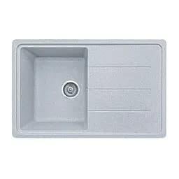 Кухонная мойка из искусственного камня прямоугольная WiZ №15 ​​780х500 (Серая)