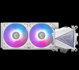Водяне охолодження MSI MAG CoreLiquid I240 ARGB White (MAG CORELIQUID I240 WHITE) - мініатюра 2
