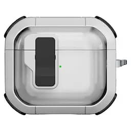 Футляр протиударний Locking Button для навушників Airpods 3 White