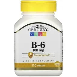 Вітамін B6 21st Century 100 мкг 110 пігулок