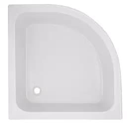 Набір Lidz Душова кабіна Latwa SC90x90.SAT.MID.FR напівкругла, скло Frost 4 мм + Душовий піддон Kapielka ST90x90x26, з панеллю - мініатюра 8
