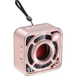 Портативна міні-колонка Smart X DW12P 5W BT/TF/USB/AUX 5 Вт, рожева