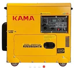 Дизельний генератор Кама в кожусі 6.5 кВт KDE8800HTN 1-фазний + електростартер