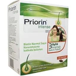 Натуральная добавка Bayer Priorin Intense 180 капсул