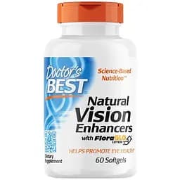Натуральная добавка Doctor's Best Natural Vision Enhancers with FloraGlo, 60 капсул