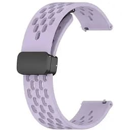Універсальний ремінець із магнітною застібкою Universal 20 mm Silicone Samsung/Amazfit/Huawei Elegant Purple