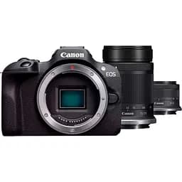 Беззеркальный фотоаппарат Canon EOS R100 Kit RF-S 18-45mm + RF-S 55-210mm IS STM (6052C036) UA [93039]