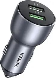 Зарядний пристрій автомобільний Ugreen CD213 2 порти USB-A 36 W (10144)