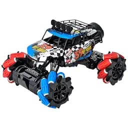 Машинка QX3688-39S, трюкова, р/у 2.4G, 28 см, 2 пульти на руку, металевий корпус, 4х4, амортизатори, світло, звук