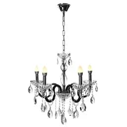 Люстра свічка Brille підвісна кришталева E14 40W CH (BCL-383S/5)