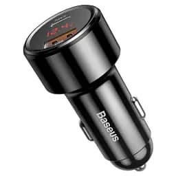 Автомобільний зарядний пристрій Baseus Magic Series PPS PDout/USB 45W/QC/PD/LCD CCMLC20C-01 Black