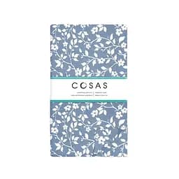 Дитяча постільна білизна в ліжечко FLOWERS CS1, блакитний (FlowersWhiteBlue_White_140) - мініатюра 6