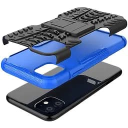 Чохол-накладка Toto Dazzle Kickstand 2 in 1 Case Apple iPhone 11 Blue - мініатюра 5