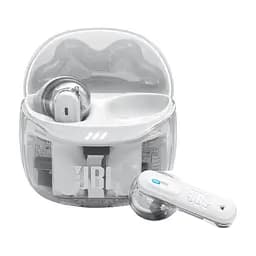 Навушники бездротові JBL Tune Flex 2 (JBLTFLEX2GWHT) стереогарнітура в кейсі прозора біла - мініатюра 4
