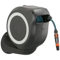 Катушка настенная Gardena RollUp M автоматическая со шлангом 20 м (18612-20.000.00)