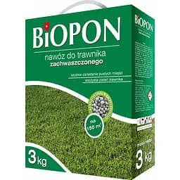 Добриво гранульоване Biopon Для газонів проти бур'янів 3 кг