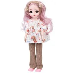 Детская игровая кукла Bambi F0322 White шарнирная размер 29 см