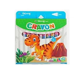 Восковые карандаши С 62117, 12 цветов, в коробке (6900067621177) Оранжевый