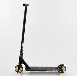 Самокат трюковий Best Scooter 69х12.5х93 см Чорно-золотистий 000231439 - мініатюра 6