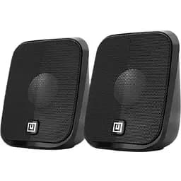 Колонки 2.0 REAL-EL S-25 черный, 2 x 3 Вт, USB, mini-jack 3.5 мм (EL121100022)