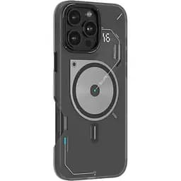 Прозорий чохол Aulumu A16 Frosted Case Translucent Gray, що світиться в темряві, для iPhone 16 Pro