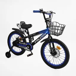 Велосипед детский 18" Corso Falcon FL-18020 дисковые тормоза, собранный на 85%