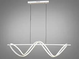 Люстра стельова LED Diasha 2263-120WH 84W, біла, для кафе та дому