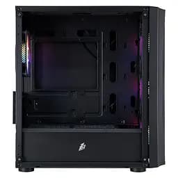Корпус 1stPlayer X3-M-BK-4F1 Black без БЖ - мініатюра 6