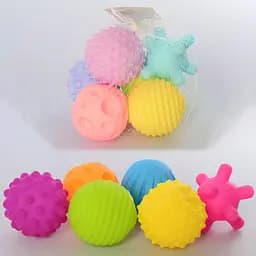 Игрушка для купания, 6 шт., 7 см, пищалка, в сетке, 20x10x11 см (в ассортименте)