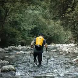 Рюкзак водонепроникний Naturehike NH21FSB04 40 л бежевий - мініатюра 4