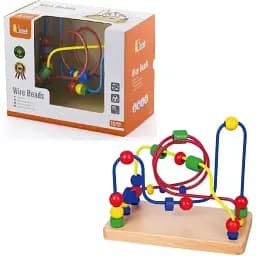 Дерев'яний лабіринт Viga Toys Кольорові намистини (56256) - мініатюра 2