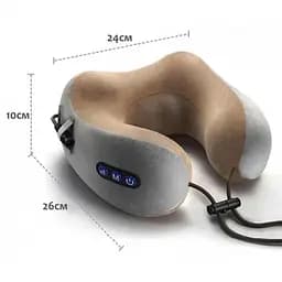 Масажна подушка для шиї U-shaped Massage pillow портативний масажер, вібромасажер для шиї - мініатюра 2