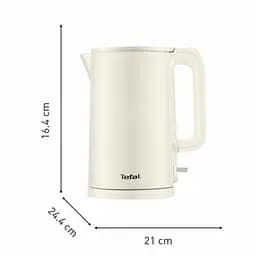 Електрочайник Tefal Thermo Protect 1.5 л пластик нержавіюча сталь світло-бежевий kuh0015409 - мініатюра 5