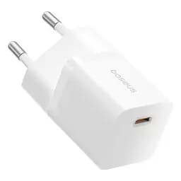 Мережевий зарядний пристрій Baseus GaN5 Fast Charger (mini) 1C 25W EU білий P10110909213-00 - мініатюра 3