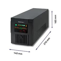 Джерело безперебійного живлення з модифікованою синусоїдою Qoltec QLT1500 900W 1500VA LED, AVR, RJ45, 2xSchuko, 2x12V 9Ah - мініатюра 5
