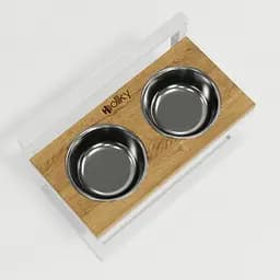 Hollky Flex S — миски на регульованій підставці для маленьких собак (2 × 0.450 л) - мініатюра 7