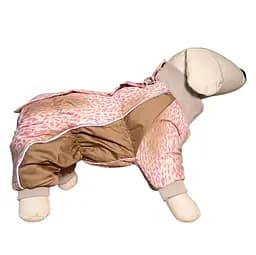 Комбінезон для собак DIEGO mini snow zip F Рожевий леопард - s