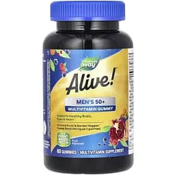 Витаминно-минеральный комплекс для мужчин Nature's Way Men's 50+ Multivitamin 60 жевательных конфет