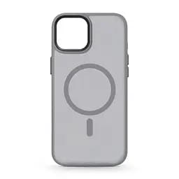 Чехол для Apple iPhone 15 Plus, Uniq MagCase, серый, противоударный, панель-накладка с MagSafe, ударопрочный TPU+PC, с магнитом MagSafe, поддержка полноценной беспроводной зарядки, ArmorStandart (ARM75279)