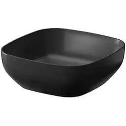 Умивальник на стільницю Cersanit Larga квадратний 38x38 антрацит матовий K677-012