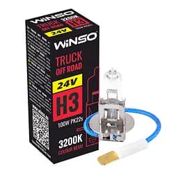 Галогеновая лампа Winso H3 24V 100W PK22s Truck Off Road (724310)