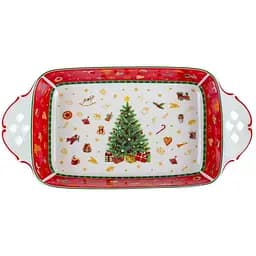 Шубниця Lefard Christmas delight, 30.5х15.5х5.5 см, біла з червоним (985-112)